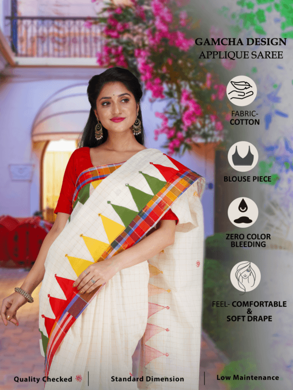 Boule applique saree - Image 2