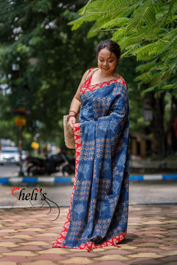 corporate fusion cotton saree