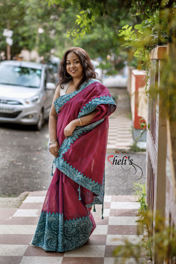 Fusion Cotton Saree - Image 3