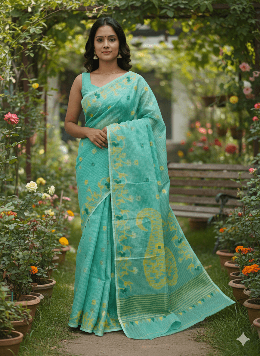 Handwoven Semi Soft Jamdaani - Image 2