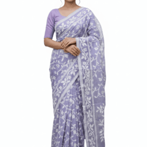 Lavender Soft Handwoven Jamdani